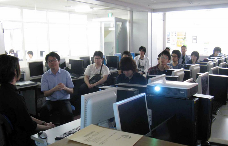 “2D fantasista　渡辺雅央 氏” 来校！「ゲーム制作トレーニング」