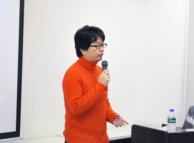 ２Ｄファンタジスタ 代表取締役 渡辺 雅央氏来校！「ゲームクリエイター特別授業」