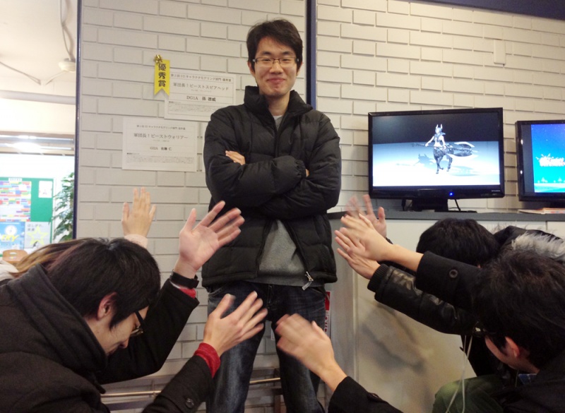 1年生が「優秀賞」⇒1位 を勝ち取ったんですっ!!  【学内コンテスト：ECCゲームカレッジスタジアム】