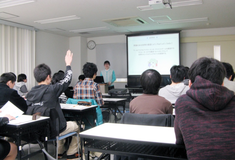 学内企業説明会　「株式会社ジュピター」　~ゲーム会社~