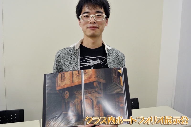 ゲームカレッジＣＧ／クラス内ポートフォリオ展示会