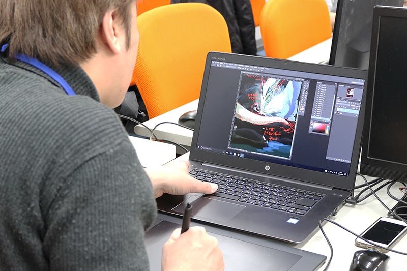 イラスト制作授業のご紹介！