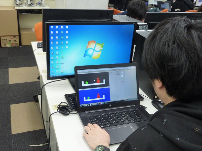 ゲームエンジン演習で個人制作を行っています！