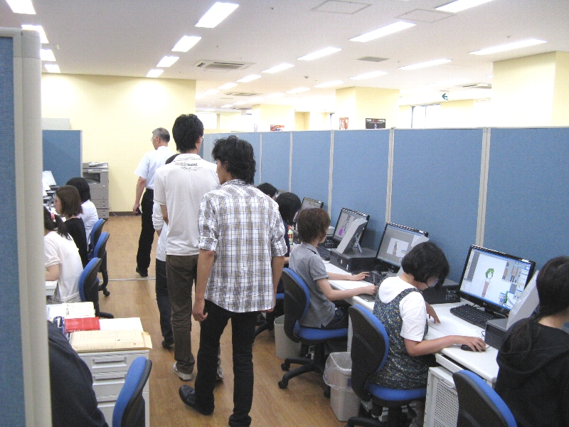 アニメ制作会社見学 アニメ制作スタジオ アニタス神戸 にアニメーション コースの学生が行ってきました 新着情報 Eccコンピュータ専門学校 大阪でゲーム It Webエンジニア Cg クリエイターになる専門学校