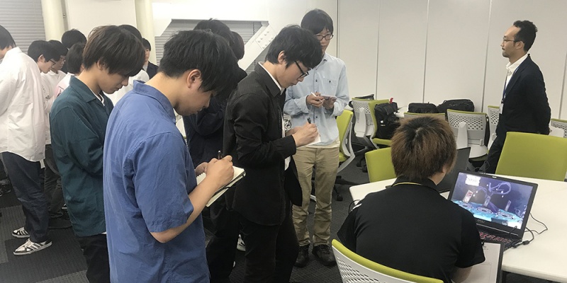 企業向け試遊会開催！（3年生）