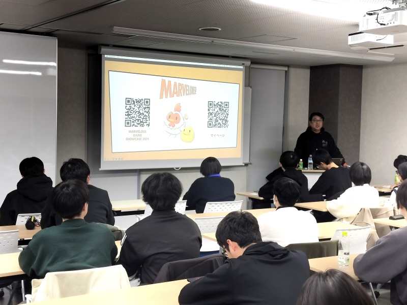  【㈱マーベラス】学内で企業説明会を開催！