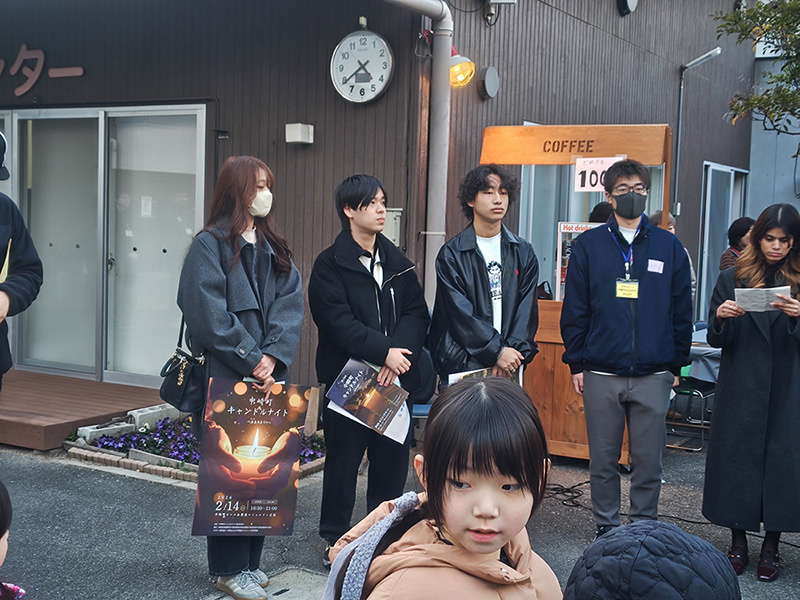 Webデザインコースの学生が中崎町キャンドルナイトのポスターを制作しました！
